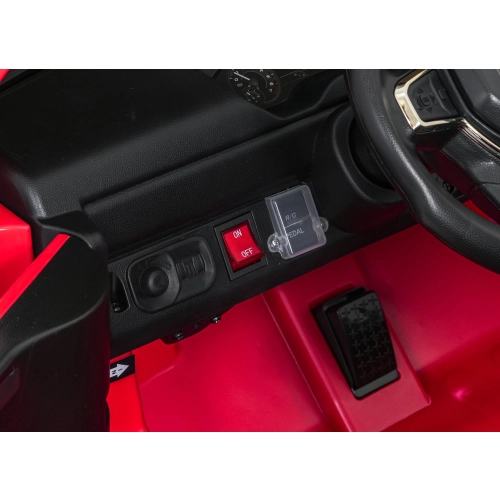 Straż Pożarna Pojazd RAM 3500 na Akumulator Czerwony JJ2599